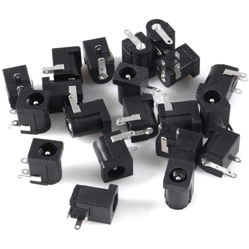 

10 шт., 3-контактный разъем питания постоянного тока DC005 5, 5 х2, 1 мм