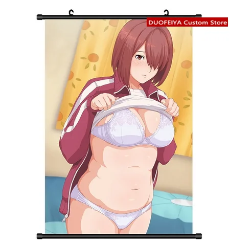 Аниме Watashi ni Tenshi ga Maiorita! Noa Himesaka Hinata Hoshino настенный свиток рулонная картина постер