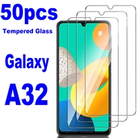 50pcs 9h tempered glass for samsung galaxy a32 m32 jump 5g screen protector glass film