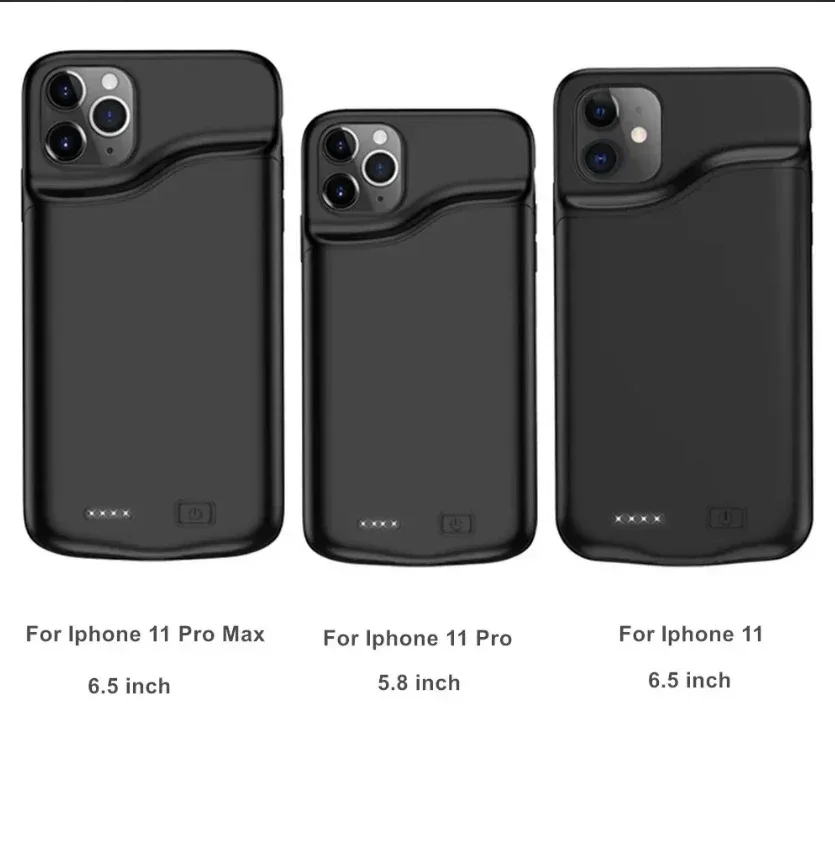 Заводской чехол для iPhone 6 6S 7 8 Plus X XS XR Max 11 Pro Чехол аккумулятора Чехлы зарядного