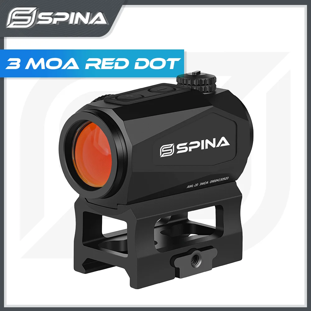 

SPINA OPTICS тактическое крепление HD 3MOA Red Dot Riser Mount Waterproof Red Dot Sight Glock Пистолетная винтовка AR.308Win.556.223.12GA
