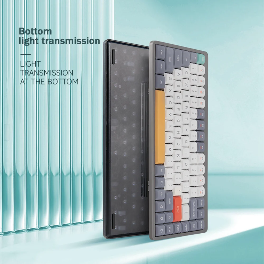 Bluetooth 2.4G Laptop Computer YK75 Keyboard OUTEMU Low Swit