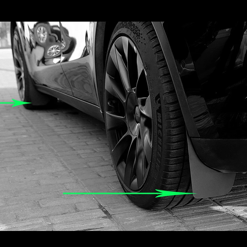 Брызговики из ПП брызговики для Tesla Model Y 2022 оригинальные аксессуары модификации