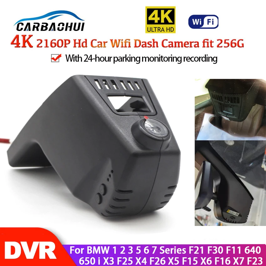 

4K Car Wifi DVR Camera Dash Cam 24H Full HD For BMW 1 2 3 5 6 7 Series F21 F30 F11 640 650 i X3 F25 X4 F26 X5 F15 X6 F16 X7 F23