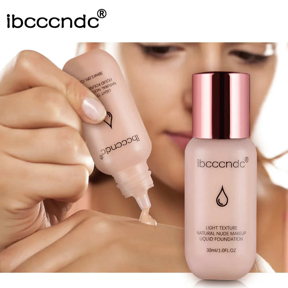 

30ml Liquid Foundation Invisible Full Coverage Long Lasting Make Up Concealer Whitening Moisturizer Waterproof Makeup Foundation