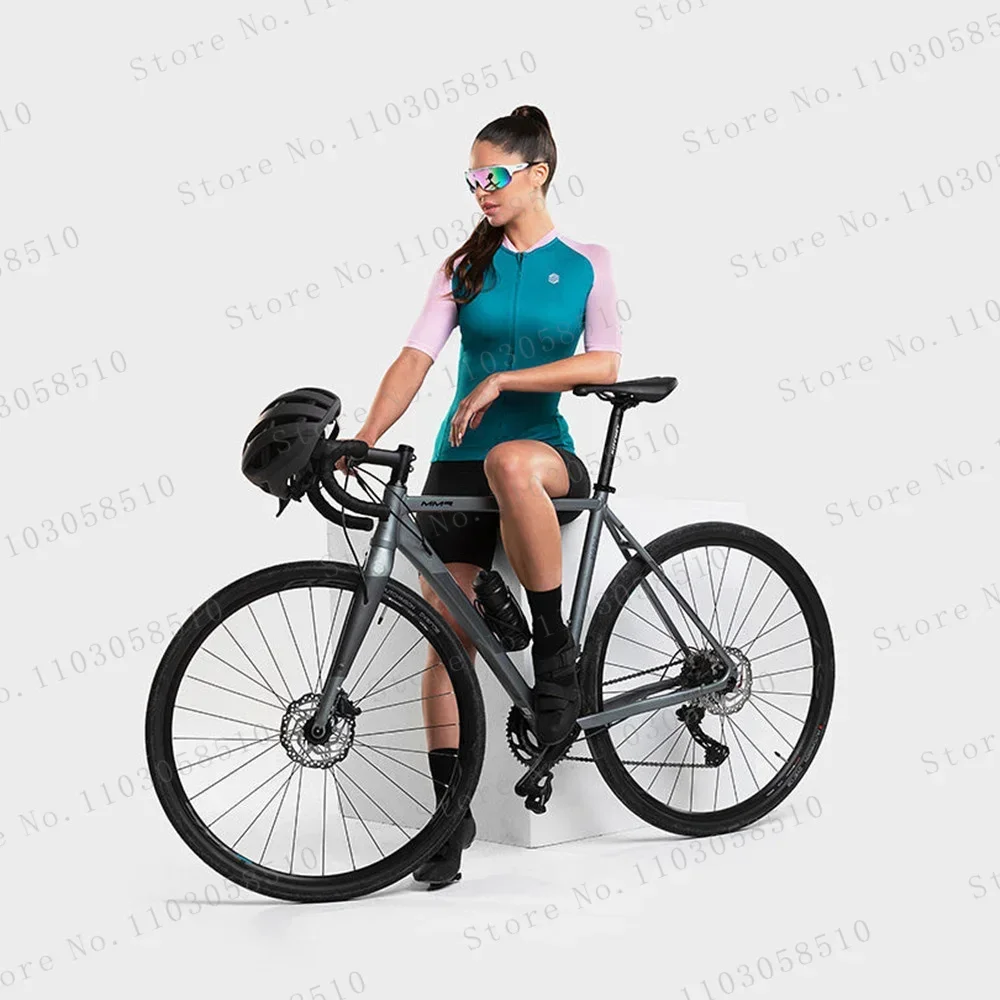 2024 новый велосипедный трикотаж женский комплект для велоспорта костюм гоночного