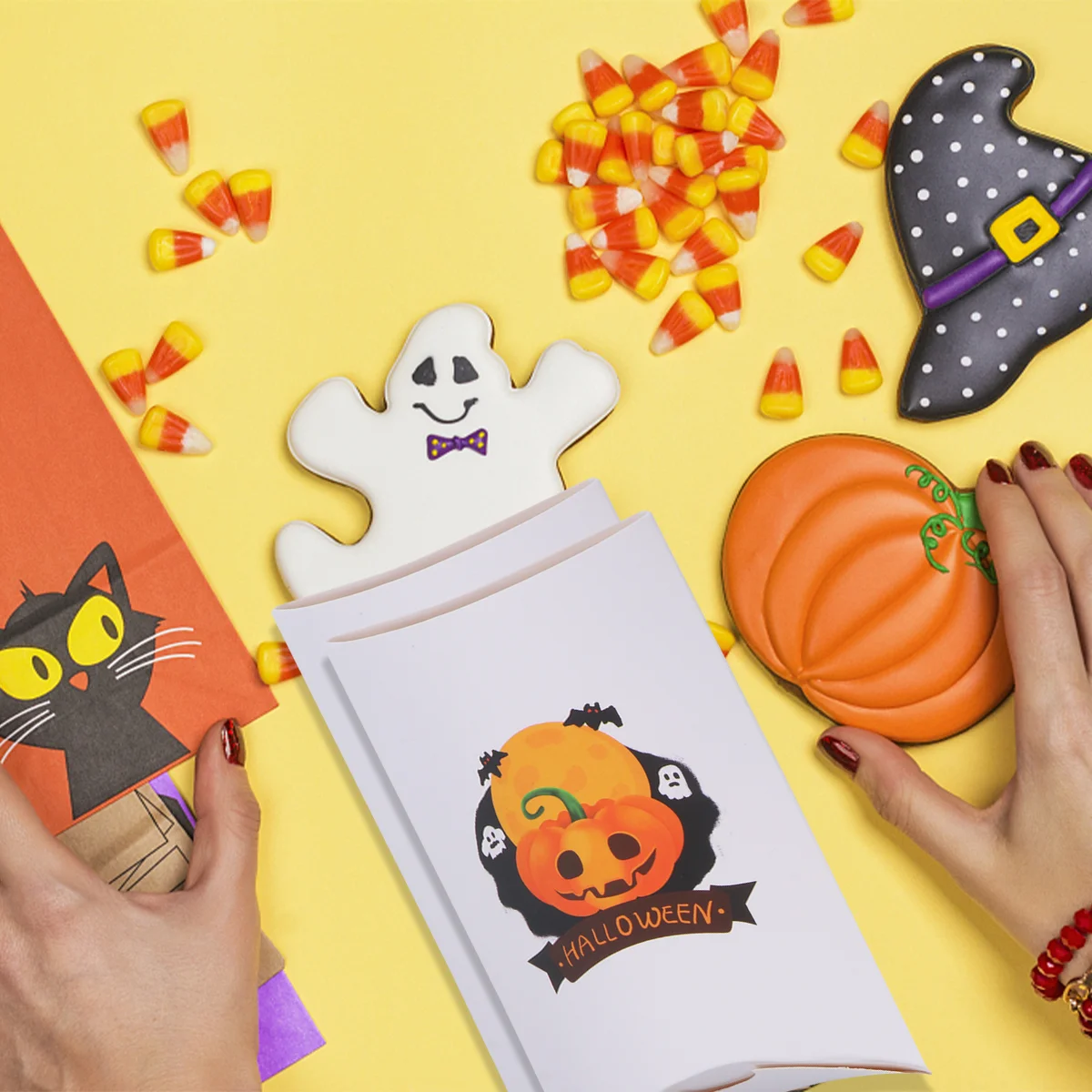 

Bags Candy Popcorn Paper Bag Bucket Box Treat Favor Goodie Party Cookie