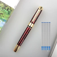 luxury business office sign pen metal ballpoint pens student writing school rollerball pen stationery supplies 03779
