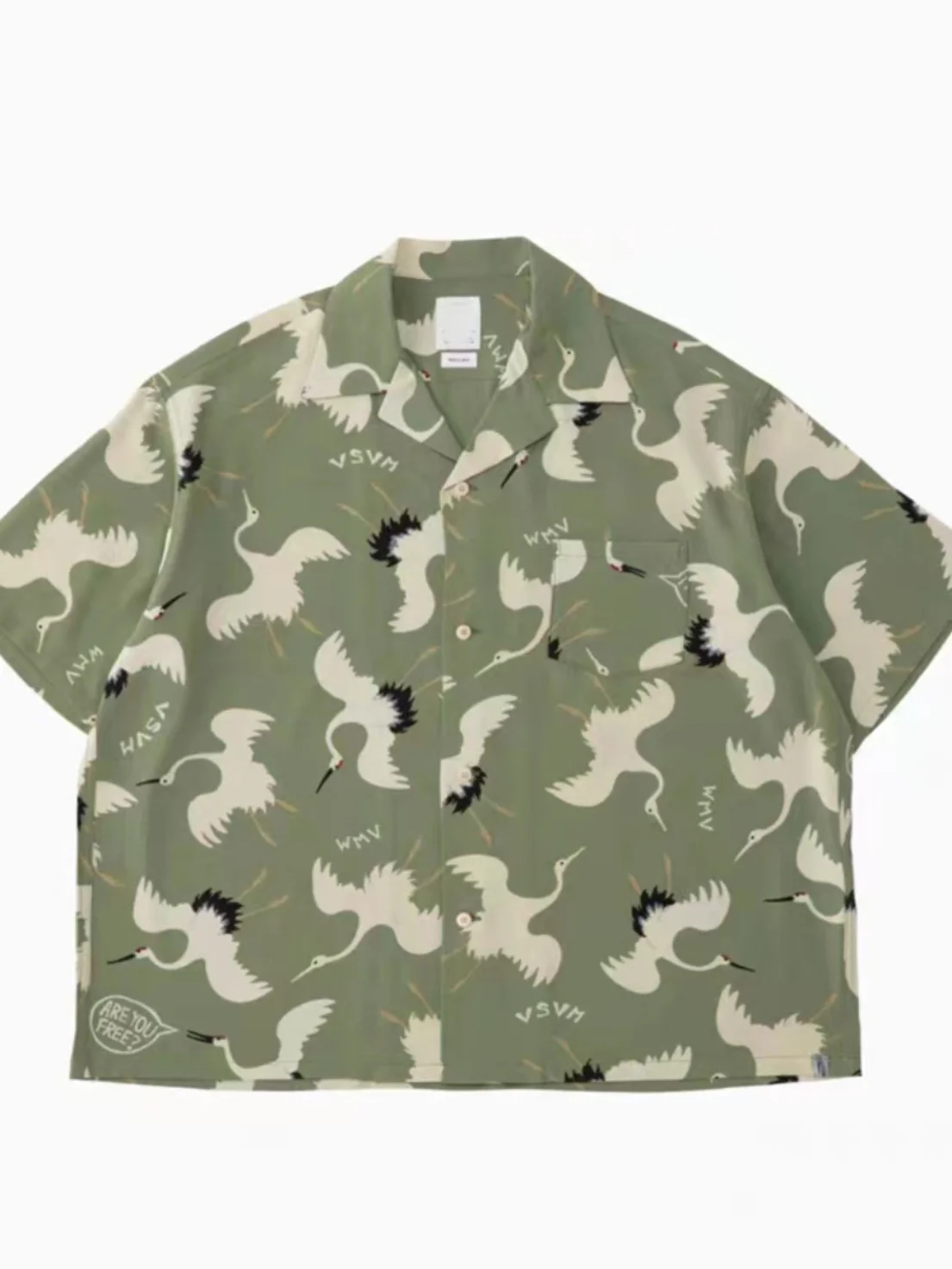 Рубашка VISVIM FIL 23SS CROSBY японская трендовая рубашка Nakamura Crane гавайская с коротким