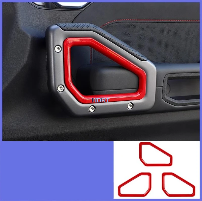 

Автомобильный стиль, головка переключения передач, панель управления окном, прибор, заднее вентиляционное отверстие, красный интерьер для Chery Jetour T2/Traveler 2023 +