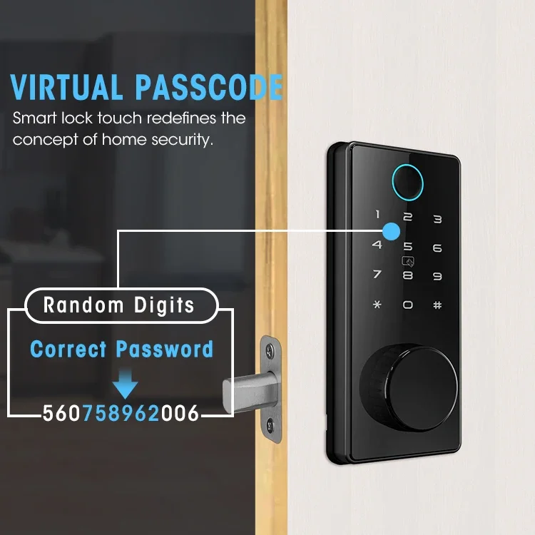 Locstar Security Cerradura Inteligente электронный номер пароль биометрический отпечаток пальца