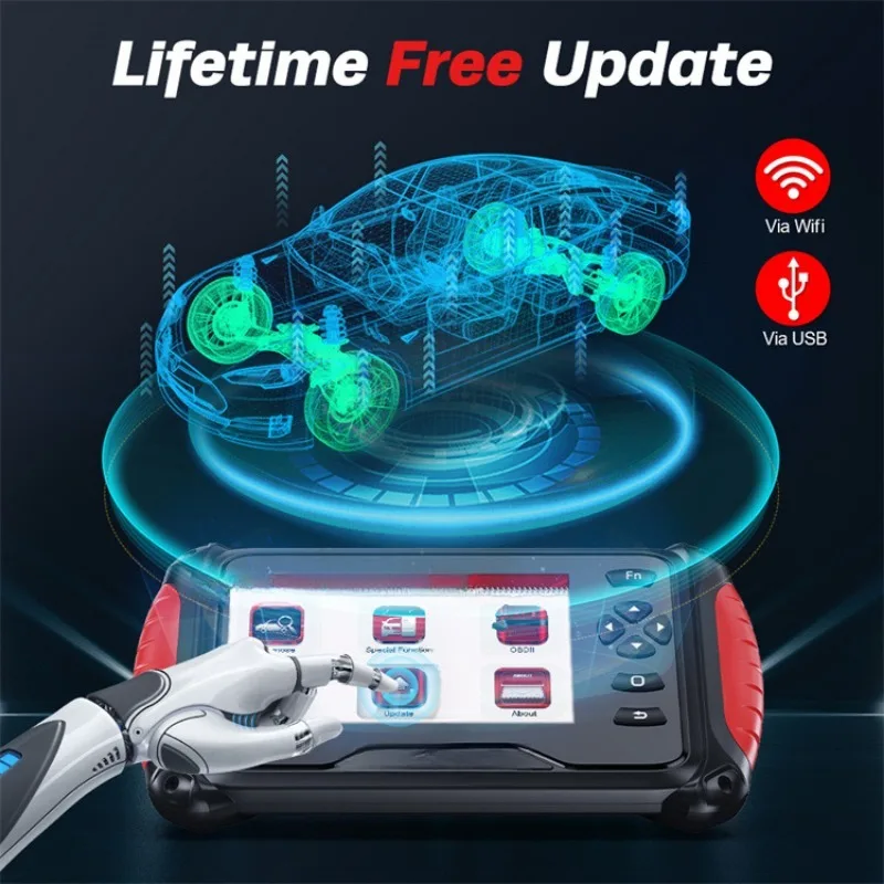 Автомобильный полный диагностический инструмент Fx8000 OBD2 сканер ABS EPB SAS сброс