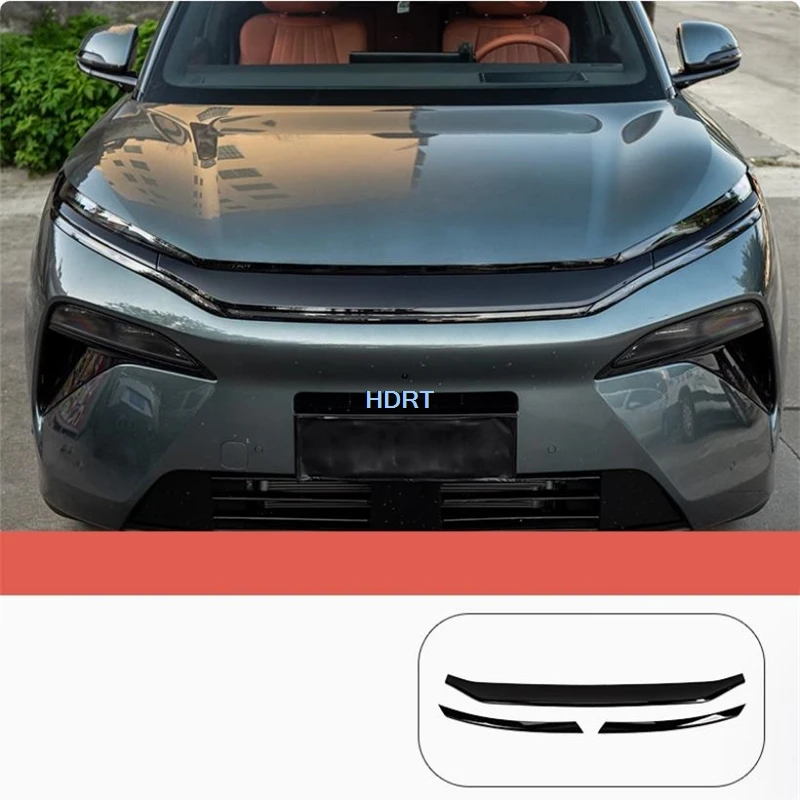 

Для BYD Tang L 2025 + Стайлинг автомобиля, передний бампер, гоночные грили, отделка с логотипом, защитная декоративная наклейка, внешняя наклейка