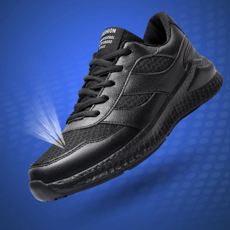 Men Running Shoes Outdoor Jogging Breathable Sneakers Lace-Up Non-Slip Athletic Shoes Fashion Comfortable Lightweight Soft