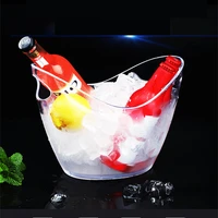 ice bucket clear acrylic 4l 8l portable fast cooling cup trays good for up to 2 wine or champagne bottles coolers