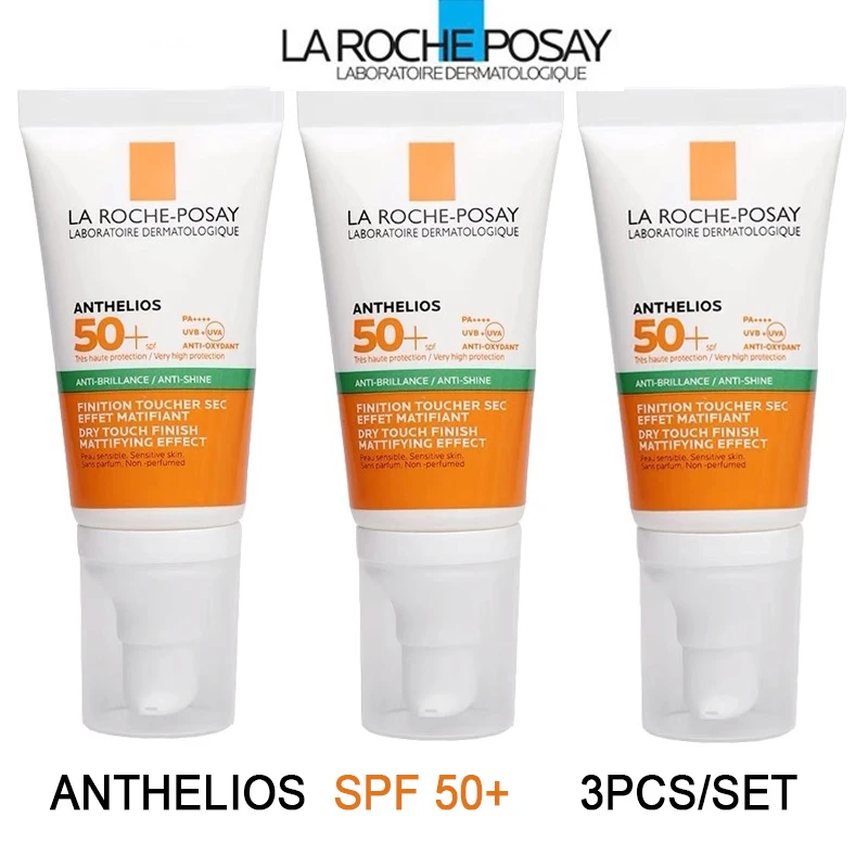 

La Roche-Posay Anthelios Dry Touch Gel-Cream SPF50+ 50ml Broad Spectrum Anti-Shine Face Sunscreen For Oily Skin Anti-Brillance