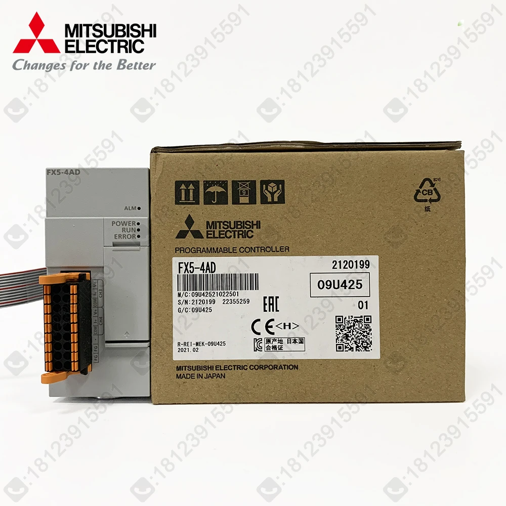 

Аналоговый 4-полосный входной модуль Mitsubishi Fx5u, используется для Fx5u / 5uc/5uj, импортирован в оригинальной упаковке