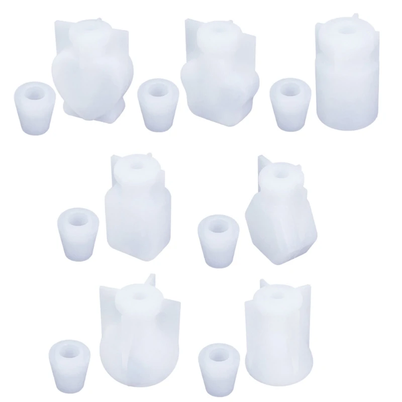 

Кристаллические геометрические орнаменты, формы для светодиодного дисплея, силиконовые формы для бутылок с дрейфом