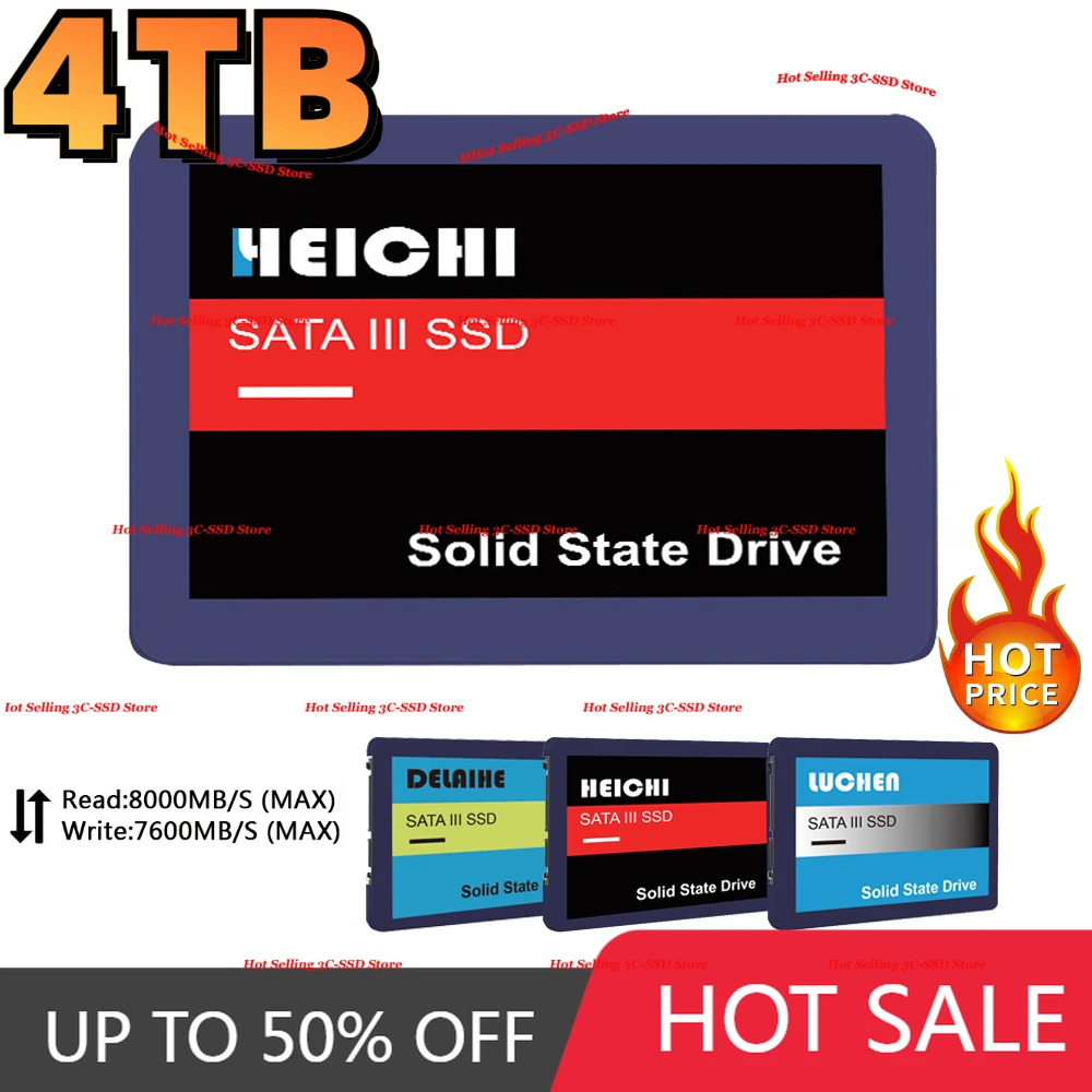 

8TB Red SA500 SSD Solid State Drive M.2/SATA 3 Interface Network Storage Capacity 1TB/2TB High Speed Transfer SATA III SSD