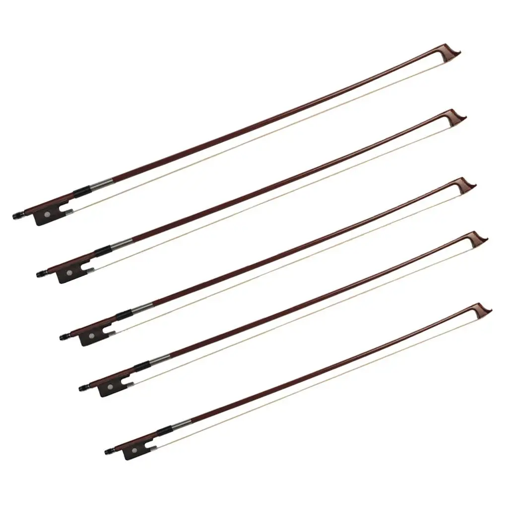 

4/4 3/4 /4 1/8 Размер лук круглая палочка бразильский конский волос струна для