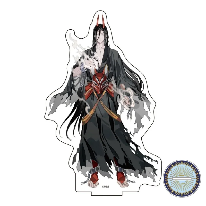 Фото ГОРЯЧАЯ аниме MO DAO ZU SHI акриловая подставка модель реквизит для косплея Wei Wuxian Lan Wangji 15 см орнамент игрушка для настольных подарков аксессуары №5