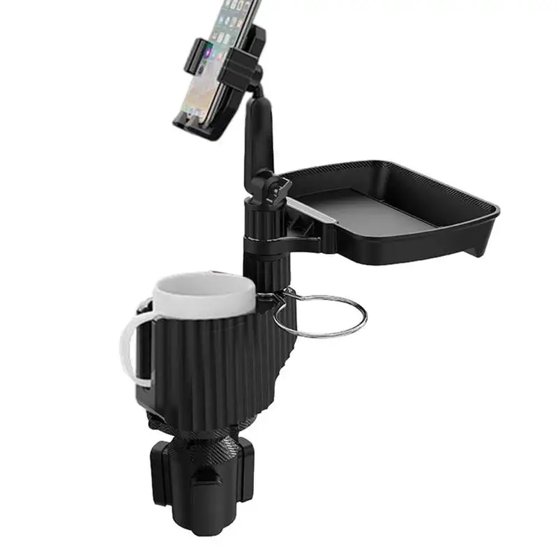 

Автомобильный держатель для телефона, многофункциональный держатель для еды с креплением для телефона, поднос для еды и напитков, настольная подставка для чашки