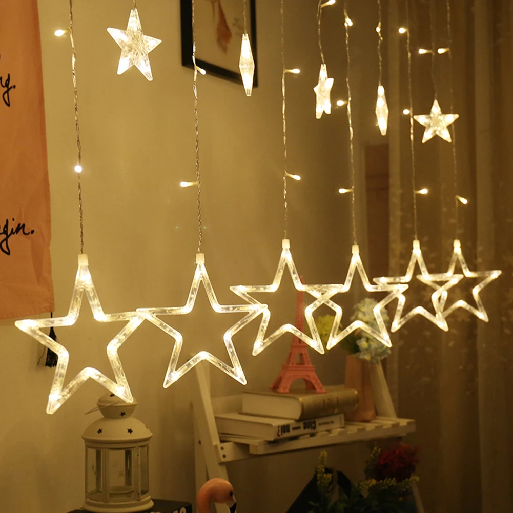 

Уличная Водонепроницаемая гирлянда на солнечной батарее, праздничный декоративный шнурок с 8 режимами дистанционного управления для вечер...