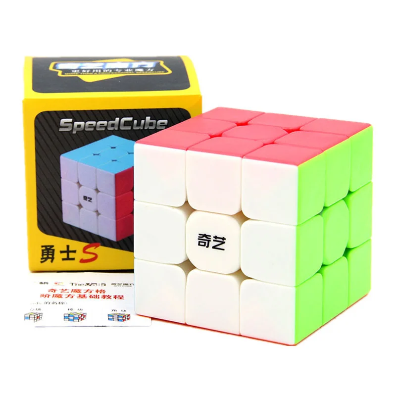 

Qiyi Warrior S 3x3 Magic Cube Colorful Stickerless Speed Cube Antistress 3x3x3 Learning Educational Puzzle 3x3 Cubo Magico Toys