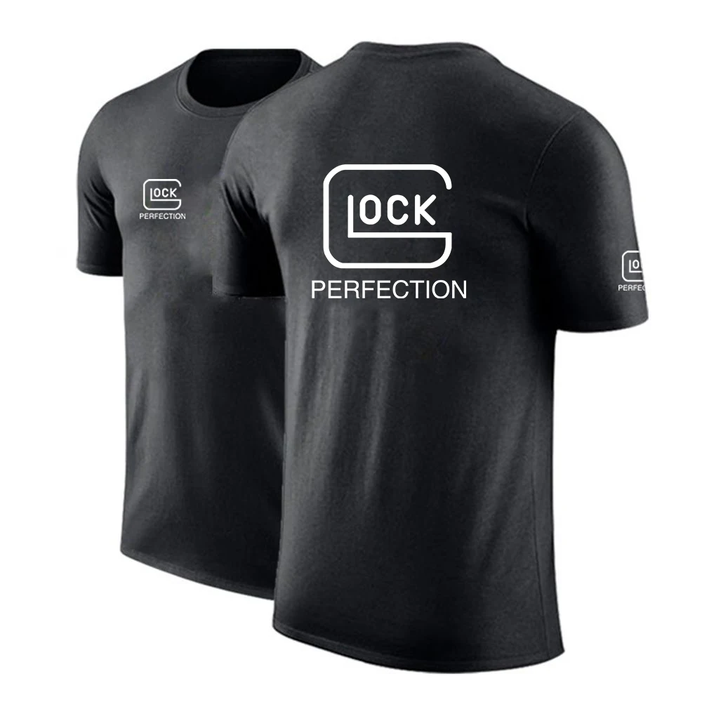 

Glock Perfection Shooting Printed Summer Men Women Sport T-Shirts Quick-Drying Gym Running Short Sleeve Top Breathable T-Shirts