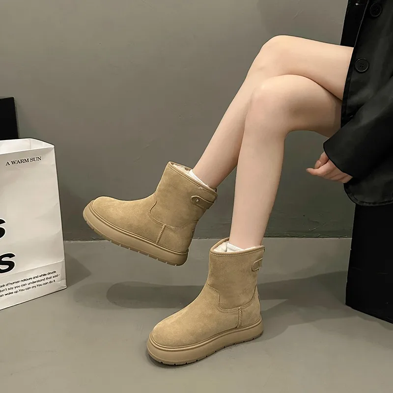 Зимние сапоги для женщин зимняя обувь женские ботинки 2024 мягкие Australi