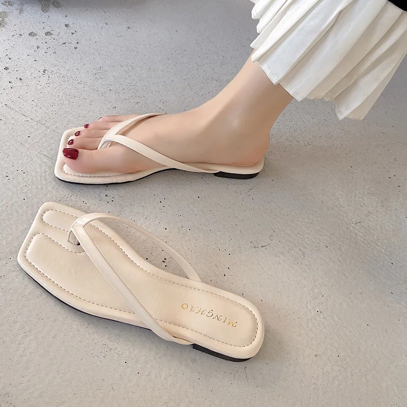 

Rubber Flip Flops Shoes Woman's Slippers Shale Female Beach Slides Fashion Hawaiian 2022 Summer Flat Sabot Luxury Rome Basic PU