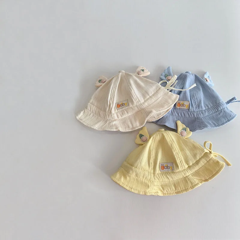 

Spring and Autumn New Cartoon Baby Sunscreen Basin Cap