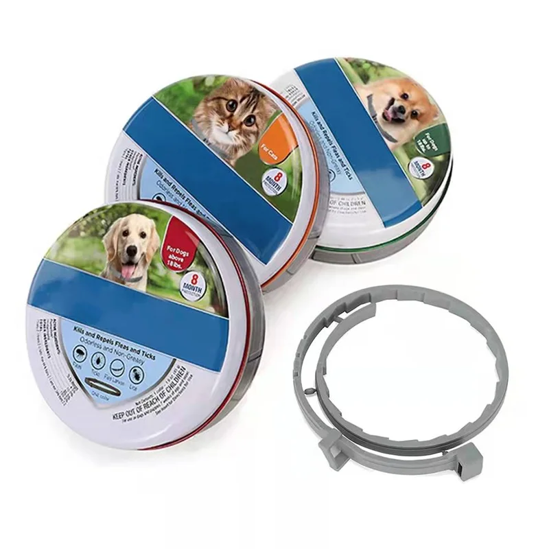

2022 Pet Four Seasons Mosquito Repellent Collar Dog Flea Collar Repellent Cat Tick Lice Repellent Anti-Parasitic Dog Accessories