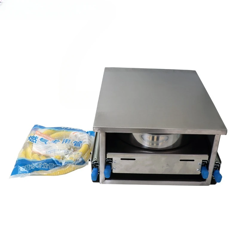 

RV pull-out stove gas stove trailer gas stove refitting accessories car stainless steel kitchen stove.