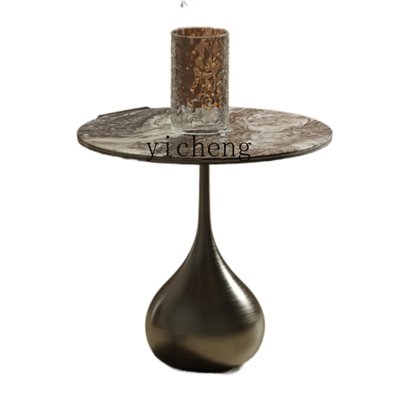 

Мраморный арт диван, боковой стол, дизайнерский роскошный круглый железный угловой стол для гостиной XL