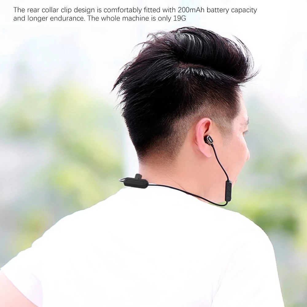 

REMAX Bluetooth Sport Earphone Hanging Neck Wireless Bluetooth Earbuds Binaural Stereo Sports Bluetooth Headset