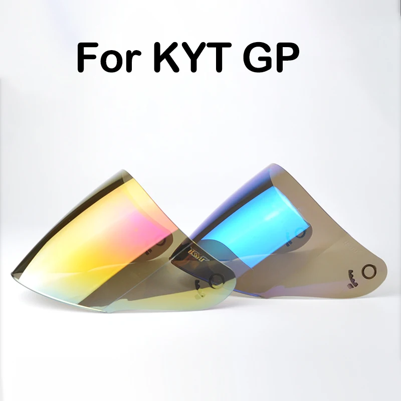 Motorcycle Full Face Shield Motorcycle Helmet Visor Lens Shield Visor Glasses PC Lens for KYT GP