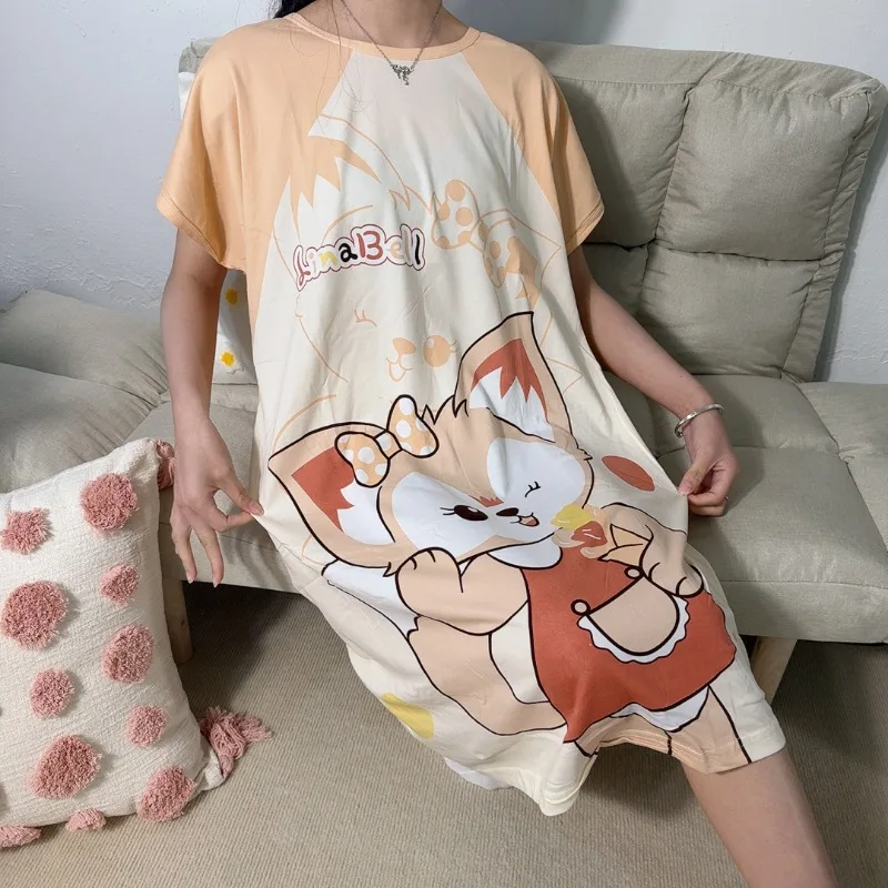 Ночная рубашка MINISO оранжевая