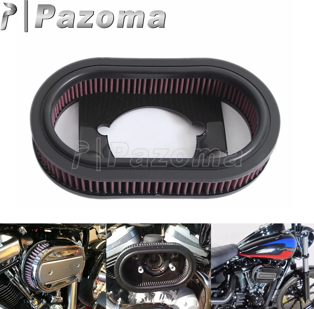 

Red Flat Motorcycle Air Filters Cleaner 29025-88B For Harley Dyna FXD 91-99 Softail FXST 84-99 FLST 86-99 FLT 85-99 Super Gide