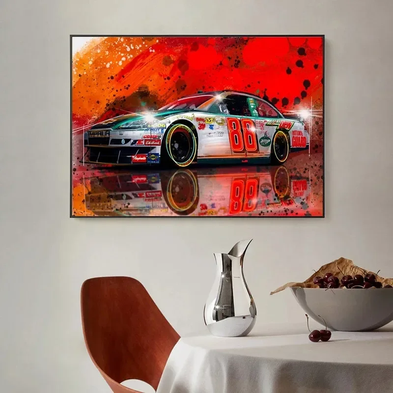 Современное минималистичное художественное оформление стен граффити