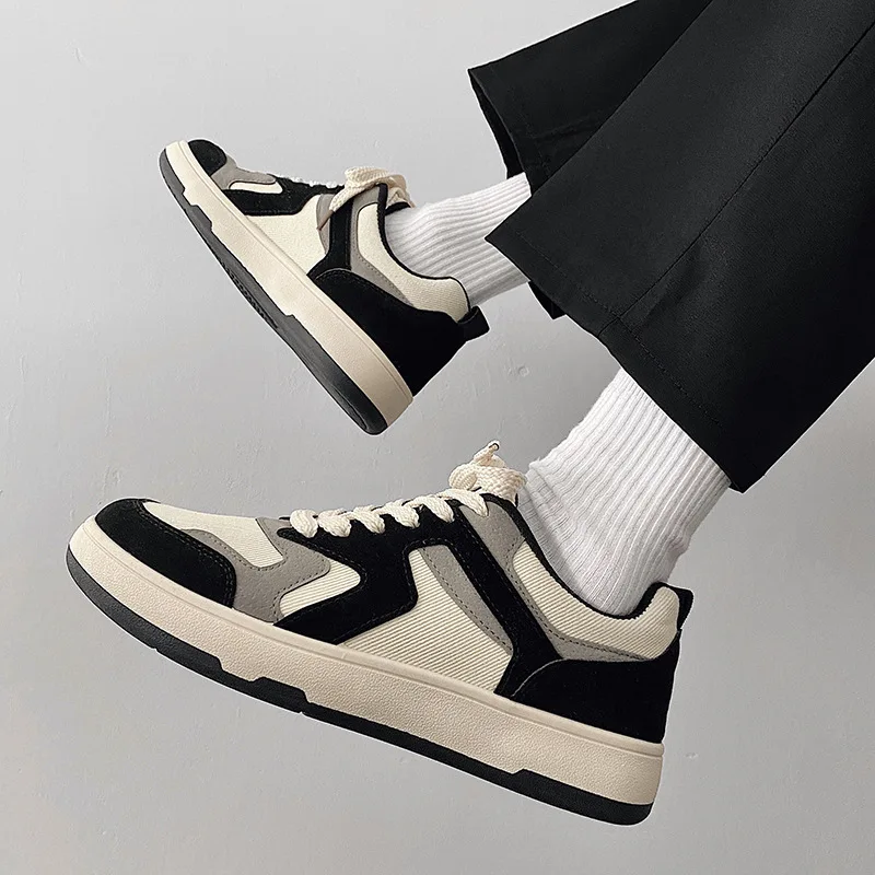 Men Street Skate Shoe Lace-up Shoes Zapatillas Hombre