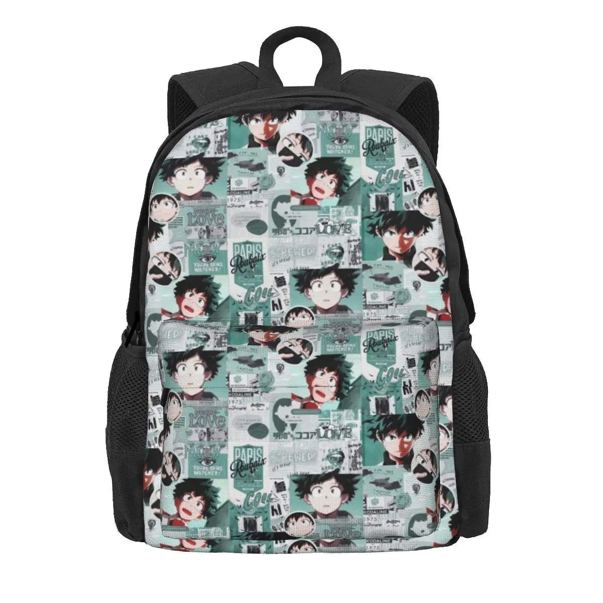 

Рюкзак Deku с принтом Izuku Midoriya, милые спортивные рюкзаки, дизайнерские дышащие школьные ранцы для мальчиков и девочек, уличная одежда