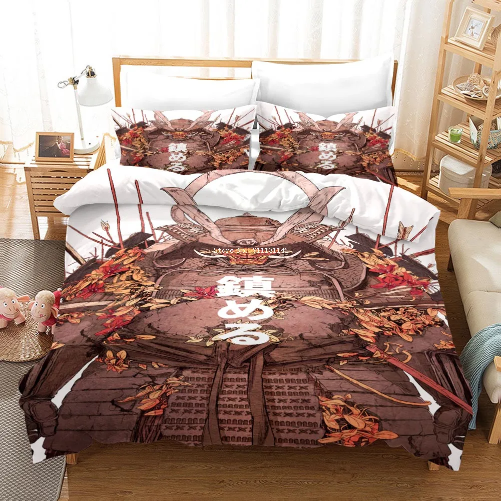 

Комплект постельного белья с 3d-изображением японской живописи, модный пуховой Комплект постельного белья с наволочкой, анимационным принт...