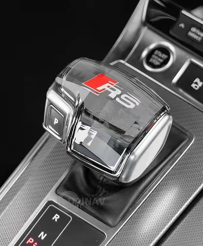 

For Audi A6 A7 A7L A4 A5 modified crystal handle cover gearbox shifter Gear shift knob cover car accessories