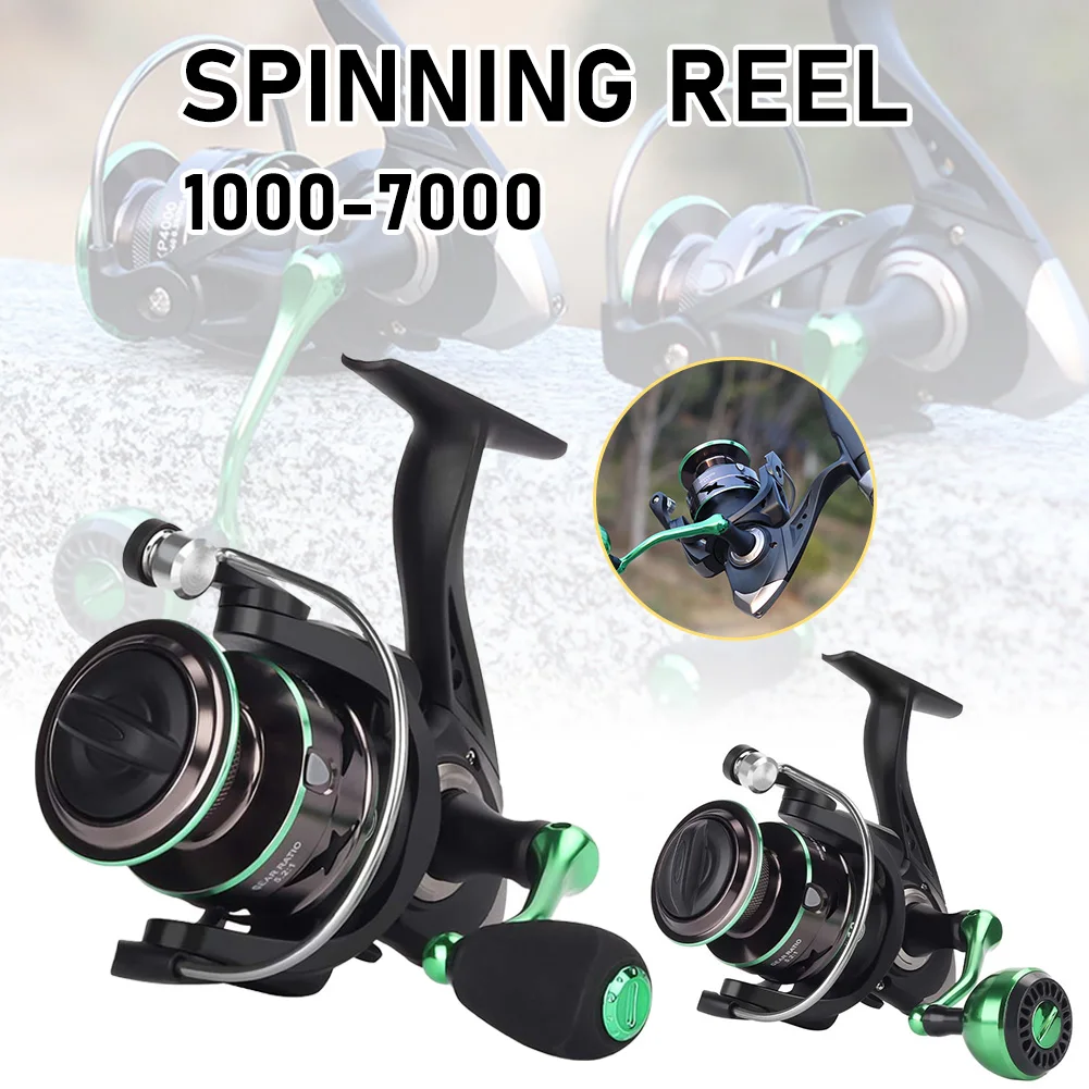 

Spinning Fishing Reel 1000-7000 Serie Fishing Reel 10KG Max Drag Metal Spool Freshwater Saltwater Tackle Carp Fishing Accessorie