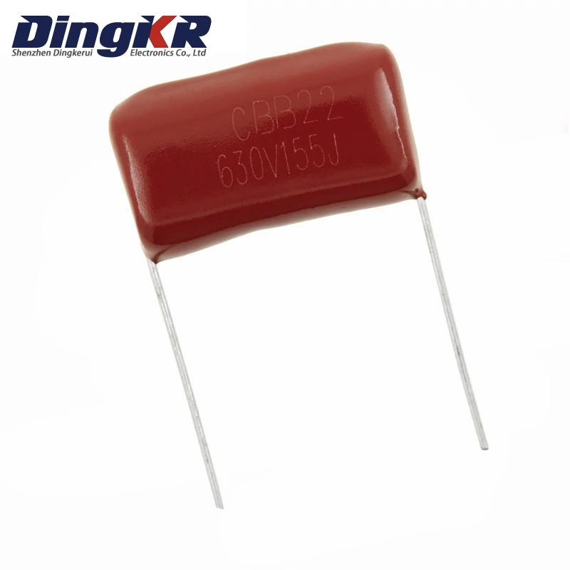 

10 шт. 630V155J 1,5 UF 630V 155 155J 1500nf шаг 20 мм CBB полипропиленовый пленочный конденсатор