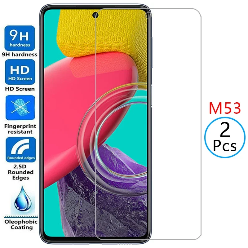 Закаленное стекло для samsung m53 защитное протектор экрана galaxy m 53 53m n53 пленка gm53