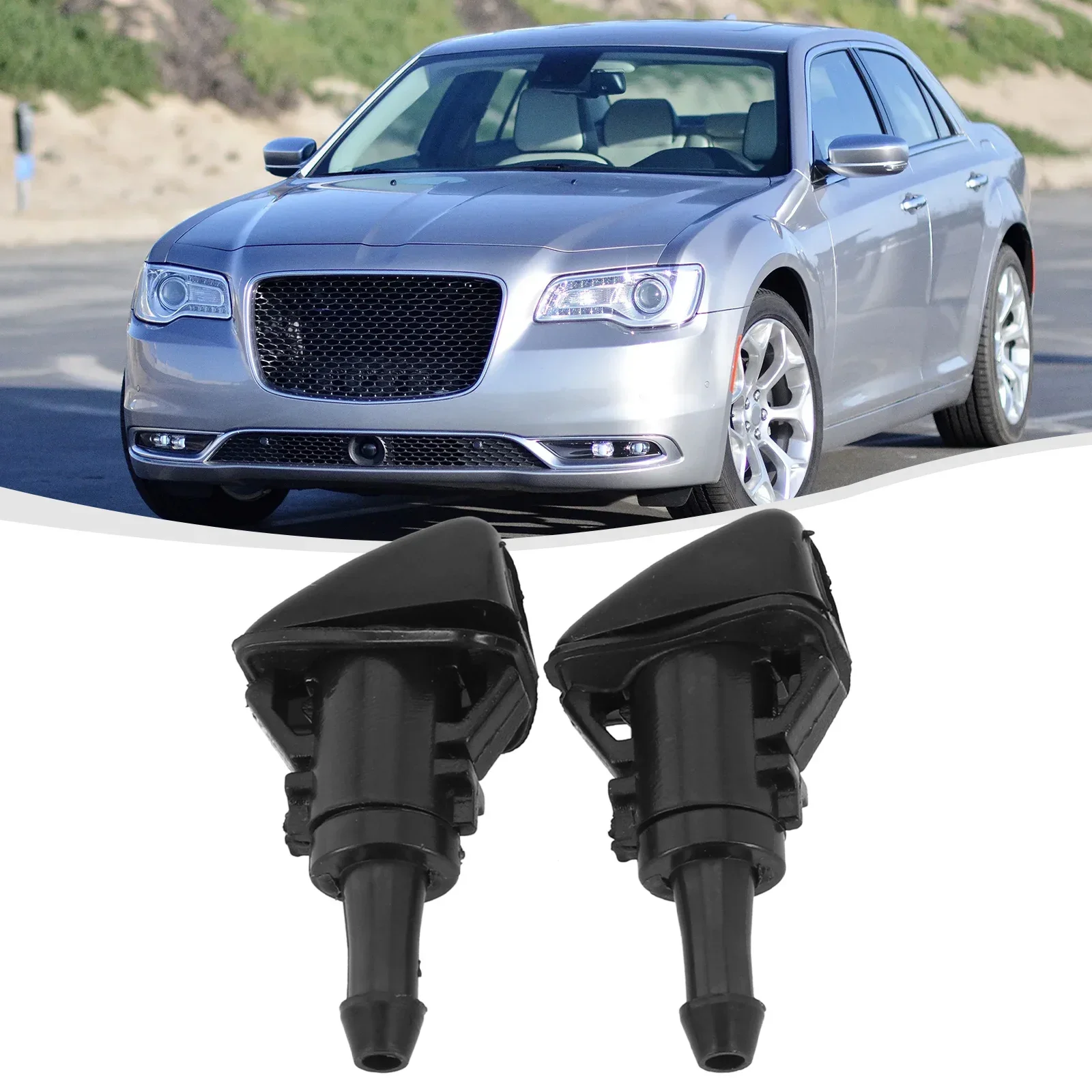 2 шт. насадка для омывателя лобового стекла распылитель стеклоочистителя Hyundai KIA