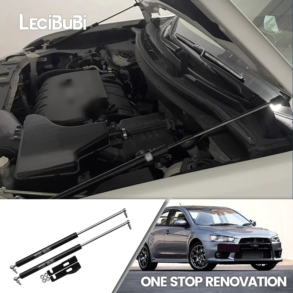 Для Mitsubishi Lancer EX 2010-2014 2 шт. Передняя капота стойки подъемник опорные пружины