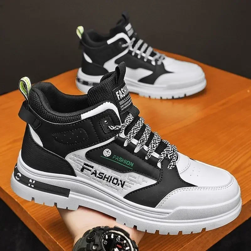 Мужские ботинки Мужская повседневная обувь роскошного дизайна мотоциклетные